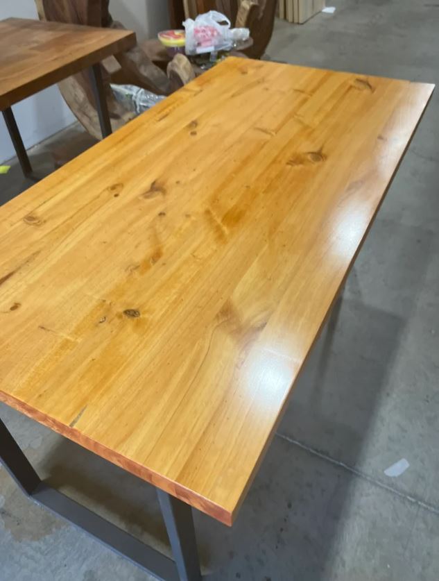 Boho Wood Dining Table