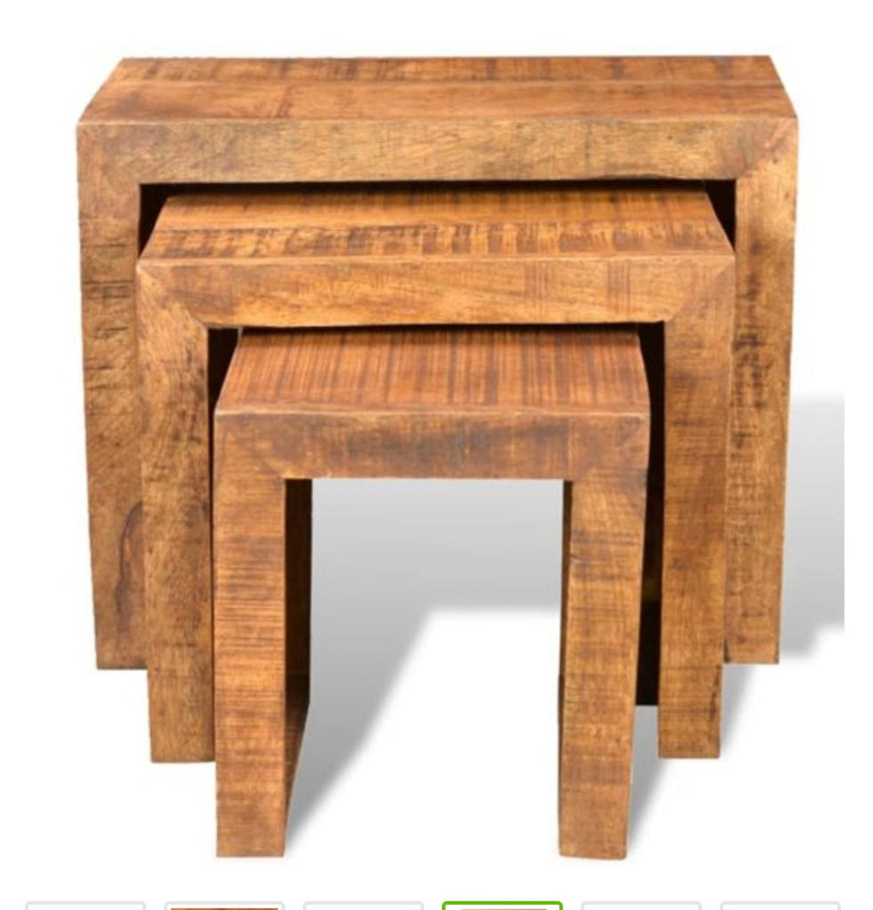 Reclaimed Wood Nesting Tables