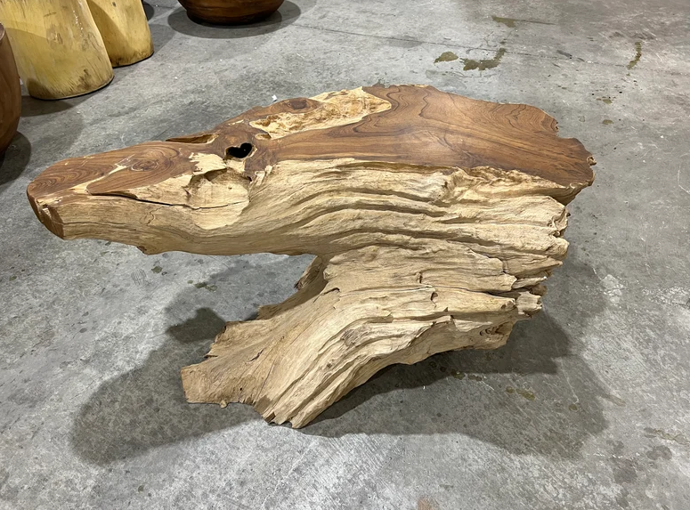 Solid Wood Coffee Table - Teak Root Coffee Table